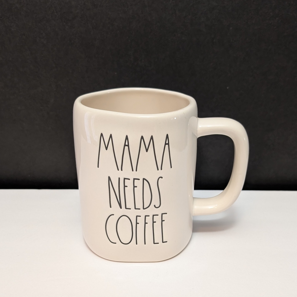 Rae Dunn MAMA NEEDS COFFEE coffee Mug